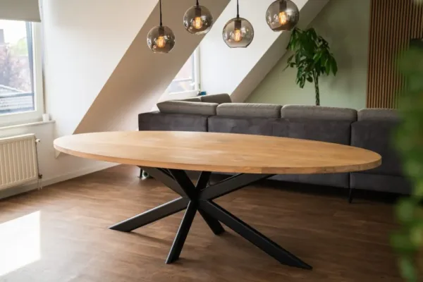 Eiken Ovale tafel 2
