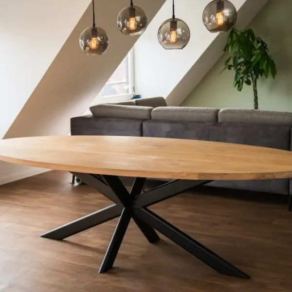 Eiken Ovale tafel 2