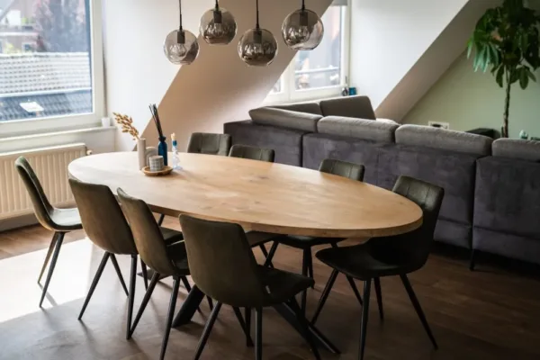 Eiken Ovale tafel 5