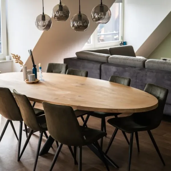 Eiken Ovale tafel 5