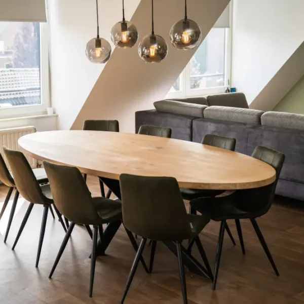 Eiken Ovale tafel 7