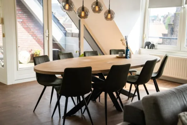 Eiken Ovale tafel 10