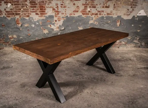 Tafel stalen X poot 2