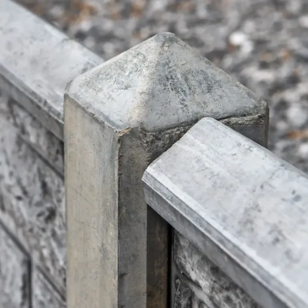 Berton©-afdekkap antraciet diamantkop 180 cm tussenmodel 3
