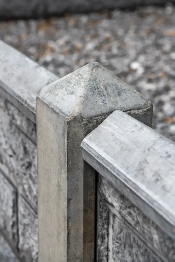 Berton©-afdekkap antraciet diamantkop 180 cm tussenmodel 3