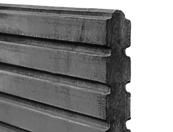 Berton©-motiefplaat smal antraciet H26 x D4,8 x L184 cm Deens rabat 1