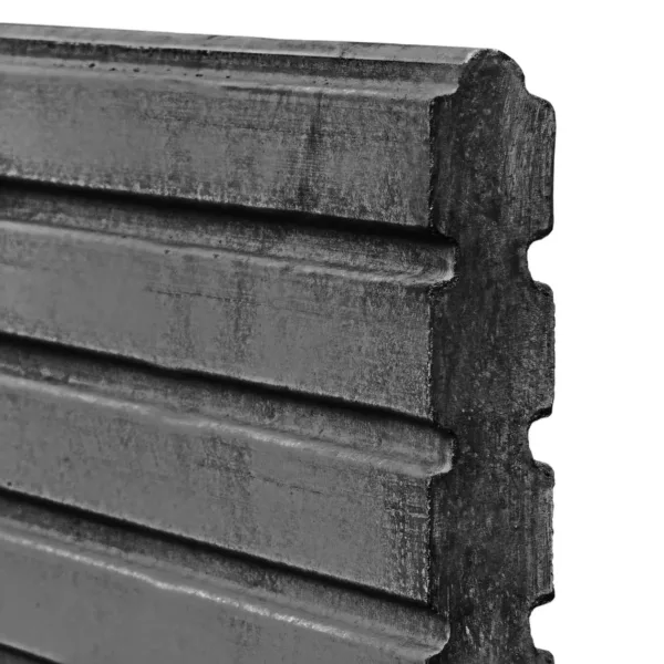 Berton©-motiefplaat smal antraciet H26 x D4,8 x L184 cm Deens rabat 1