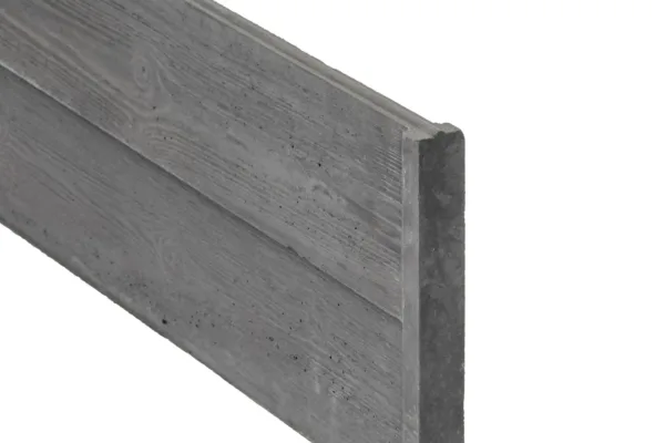 Berton©-motiefplaat smal antraciet H26 x D4,8 x L184 cm rabat-houtmotief 1
