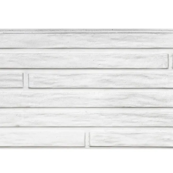 Berton©-motiefplaat smal wit/grijs H26 x D4,8 x L184 cm Lungo 1