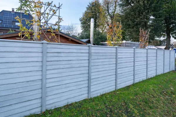 Berton©-motiefplaat smal wit/grijs H26 x D4,8 x L184 cm rabat-houtmotief 2