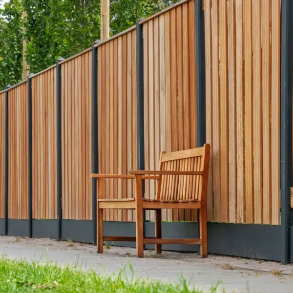 Berton©-onderplaat antraciet gecoat H24 x D3,5 x L180 cm 2