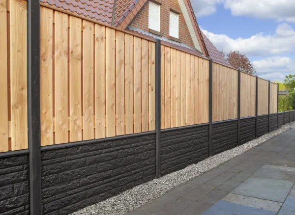 Berton©-paal Geul antraciet gecoat diamantkop 10 x 10 x 280 cm tussenmodel 3