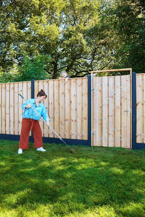 Berton©-paal IJssel antraciet gecoat diamantkop 10 x 10 x 190 cm tussenmodel 4