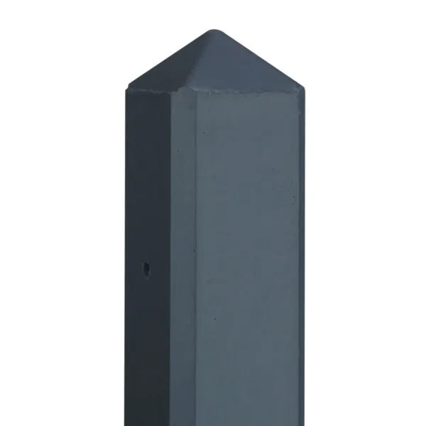 Berton©-paal IJssel antraciet gecoat diamantkop 10 x 10 x 280 cm kabeldoorvoer 1
