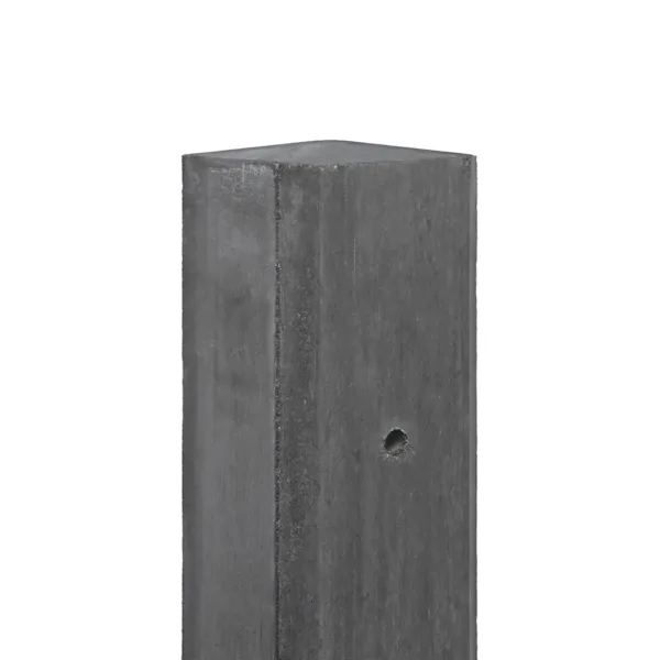 Berton©-paal IJssel antraciet vlakke kop 10 x 10 x 280 cm tussenmodel 1