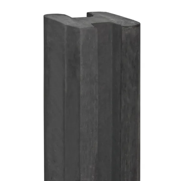 Berton©-sleufpaal Reest antraciet 115 x 115 x 316 cm tussenmodel 1