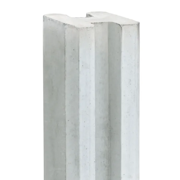 Berton©-sleufpaal Reest wit/grijs 115 x 115 x 244 cm tussenmodel 1