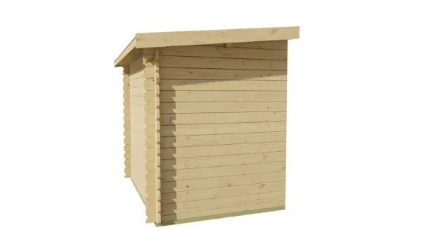 Blokhut - Tuinhuis Aanbouw | 44 mm | vuren onbehandeld 6