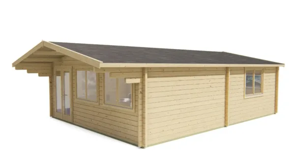 Blokhut - Tuinhuis Ballyragget | 70 mm | vuren onbehandeld 4