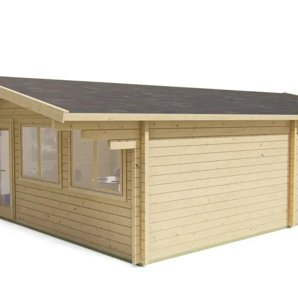 Blokhut - Tuinhuis Ballyragget | 70 mm | vuren onbehandeld 4