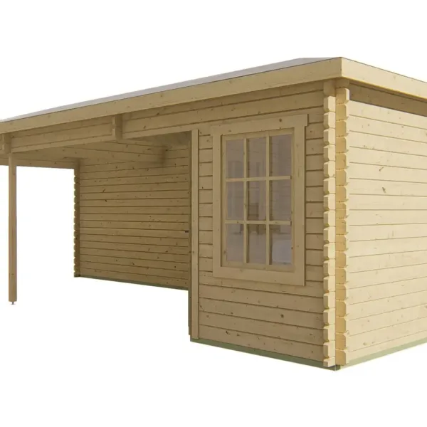Blokhut - Tuinhuis Bertil | 44 mm | vuren onbehandeld 6