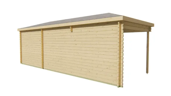 Blokhut - Tuinhuis Bertil | 44 mm | vuren onbehandeld 7