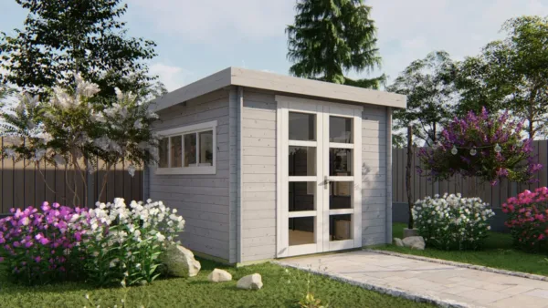 Blokhut - Tuinhuis Bodine | 28 mm | vuren onbehandeld 2