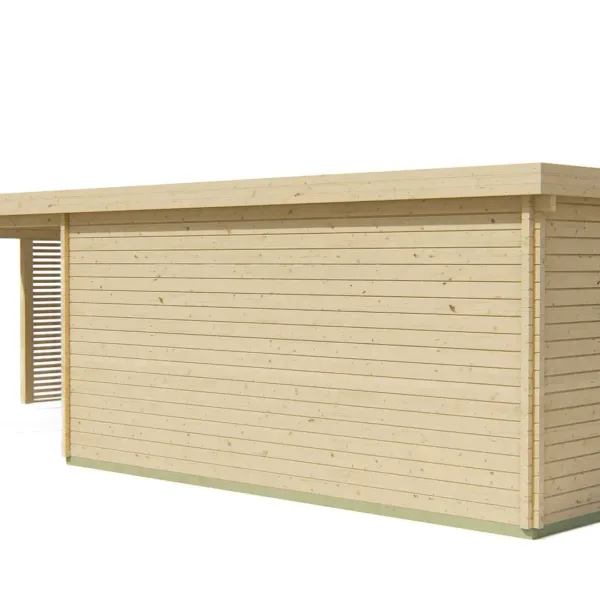 Blokhut - Tuinhuis Casper | 58 mm | vuren onbehandeld 6