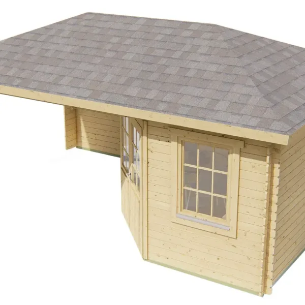 Blokhut - Tuinhuis Christoffer | 28 mm | vuren onbehandeld 4