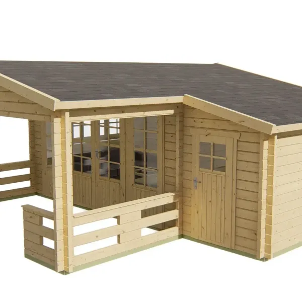 Blokhut - Tuinhuis Coventry | 58 mm | vuren onbehandeld 4
