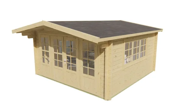 Blokhut - Tuinhuis Derby | 58 mm | vuren onbehandeld 4