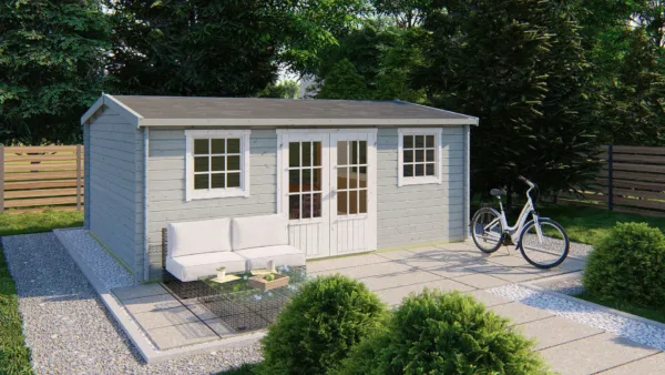 Blokhut - Tuinhuis Dianne | 40 mm | vuren onbehandeld 2