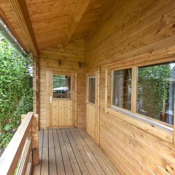 Blokhut - Tuinhuis Edelweiss | 70 mm | vuren onbehandeld 6