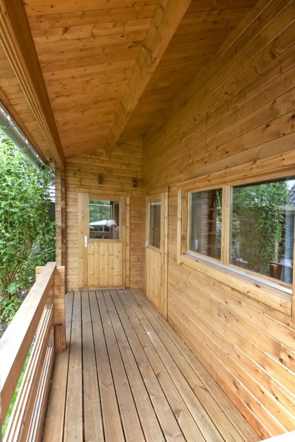 Blokhut - Tuinhuis Edelweiss | 70 mm | vuren onbehandeld 6