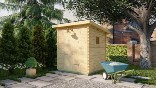 Blokhut - Tuinhuis Eigo | 19 mm | vuren onbehandeld 1