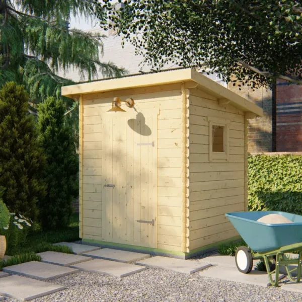 Blokhut - Tuinhuis Eigo | 19 mm | vuren onbehandeld 1