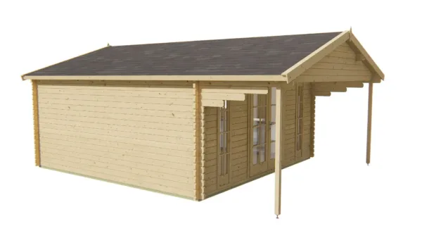 Blokhut - Tuinhuis Emiel | 44 mm | vuren onbehandeld 4
