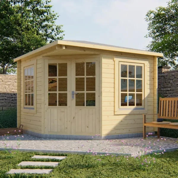 Blokhut - Tuinhuis Emma | 40 mm | vuren onbehandeld 1
