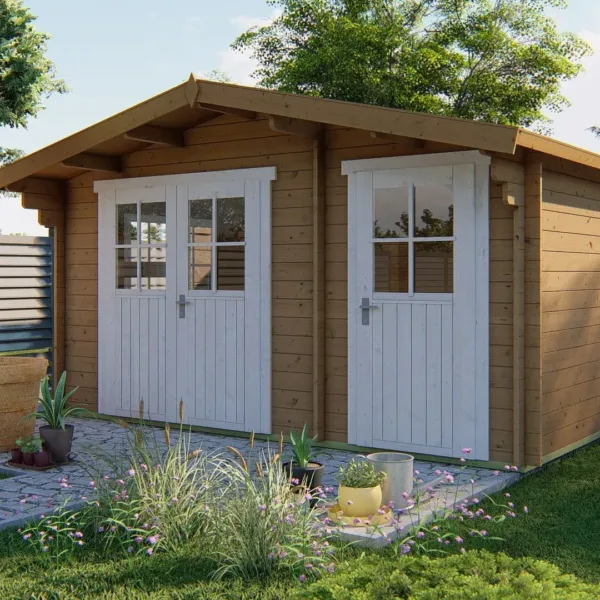 Blokhut - Tuinhuis Fraga | 34 mm | vuren onbehandeld 2