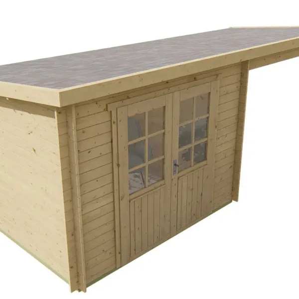 Blokhut - Tuinhuis Freddy | 28 mm | vuren onbehandeld 4
