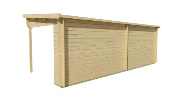 Blokhut - Tuinhuis Freddy | 28 mm | vuren onbehandeld 5
