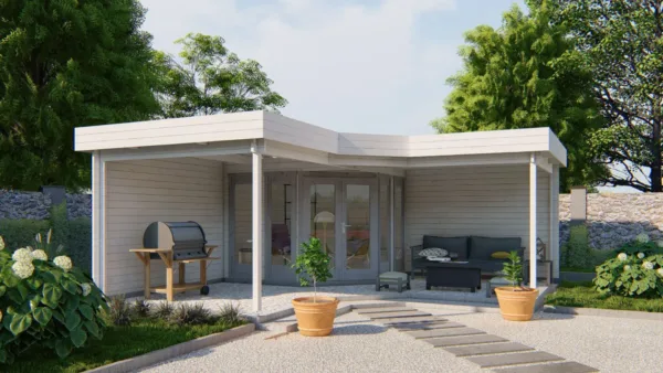 Blokhut - Tuinhuis Funen | 44 mm | vuren onbehandeld 2