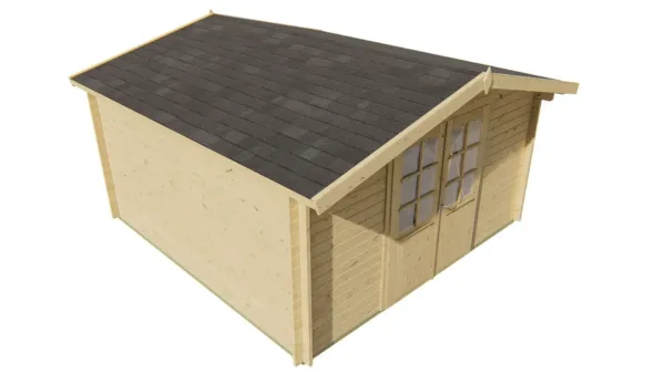 Blokhut - Tuinhuis Gunda | 40 mm | vuren onbehandeld 5
