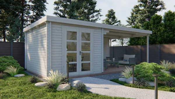 Blokhut - Tuinhuis Gunnar | 44 mm | vuren onbehandeld 2