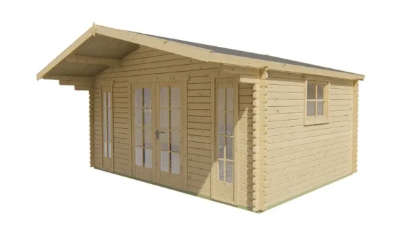Blokhut - Tuinhuis Gustav | 44 mm | vuren onbehandeld 5