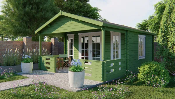 Blokhut - Tuinhuis Heino | 44 mm | vuren onbehandeld 2