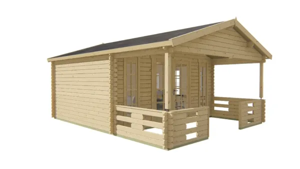 Blokhut - Tuinhuis Heino | 44 mm | vuren onbehandeld 4