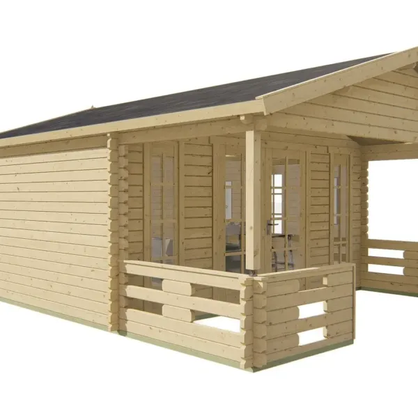 Blokhut - Tuinhuis Heino | 44 mm | vuren onbehandeld 4