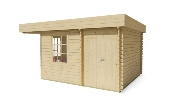 Blokhut - Tuinhuis Helge | 44 mm | vuren onbehandeld 4