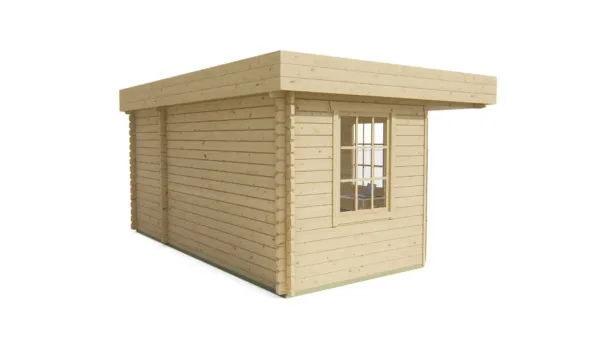 Blokhut - Tuinhuis Helge | 44 mm | vuren onbehandeld 5